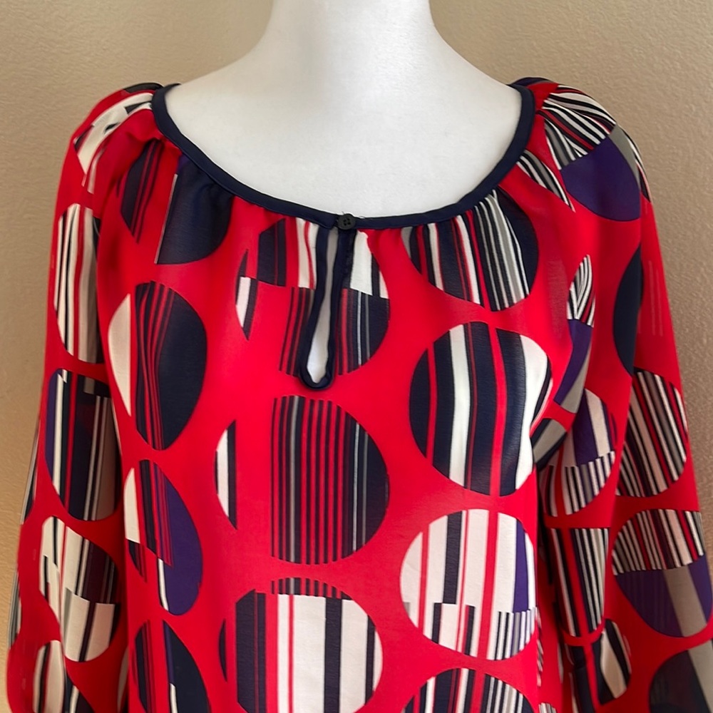 Banana Republic poly blouse size large